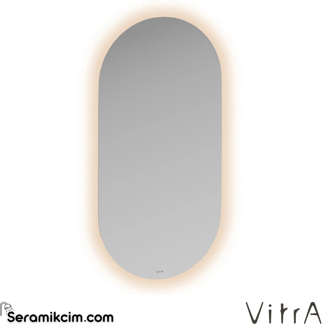 VitrA Prime Oval Ayna 45 cm aydınlatmalı sensörlü 80443