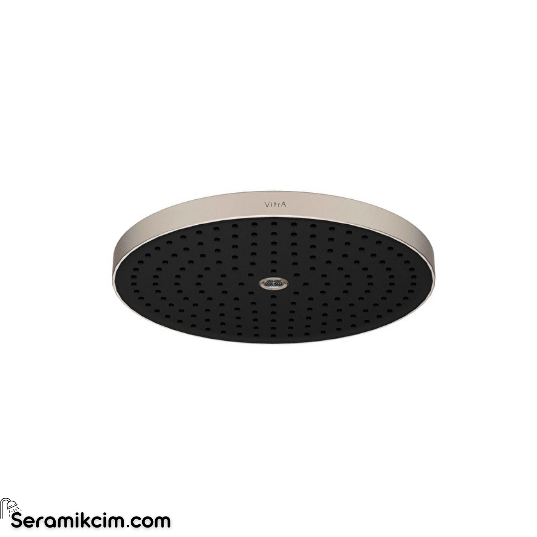 Vitra Prime Round Duş Başlığı 2 Fonksiyonlu 300 Ø Fırçalı Nikel A4592234