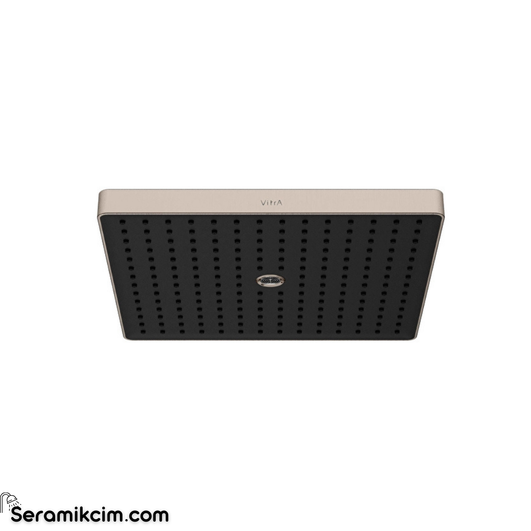 Vitra Prime Square Duş Başlığı 2 Fonksiyonlu 300Mm Fırçalı Nikel A4592334