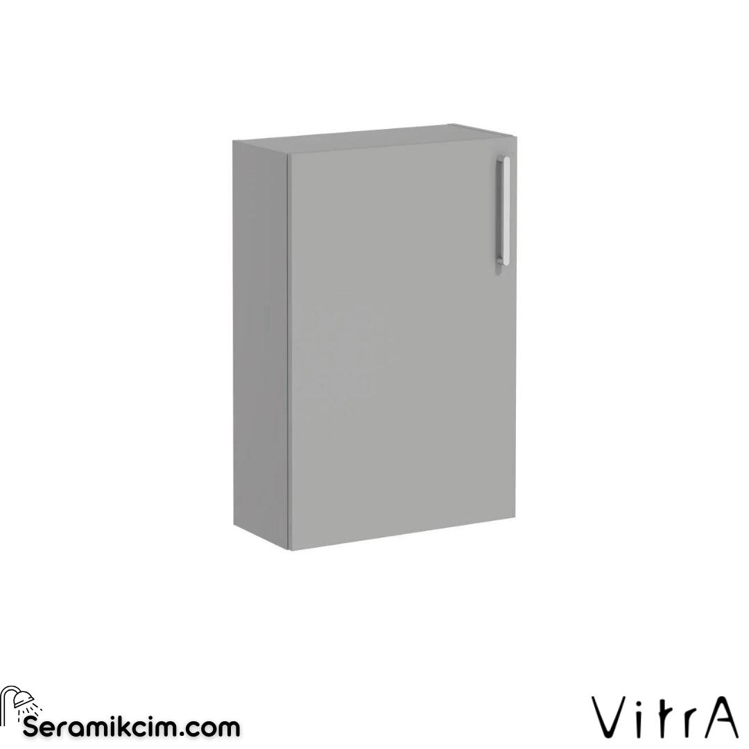 Vitra Root Alt Ünite, 55 Cm, Dar, Mat Kaya Gri, Sol