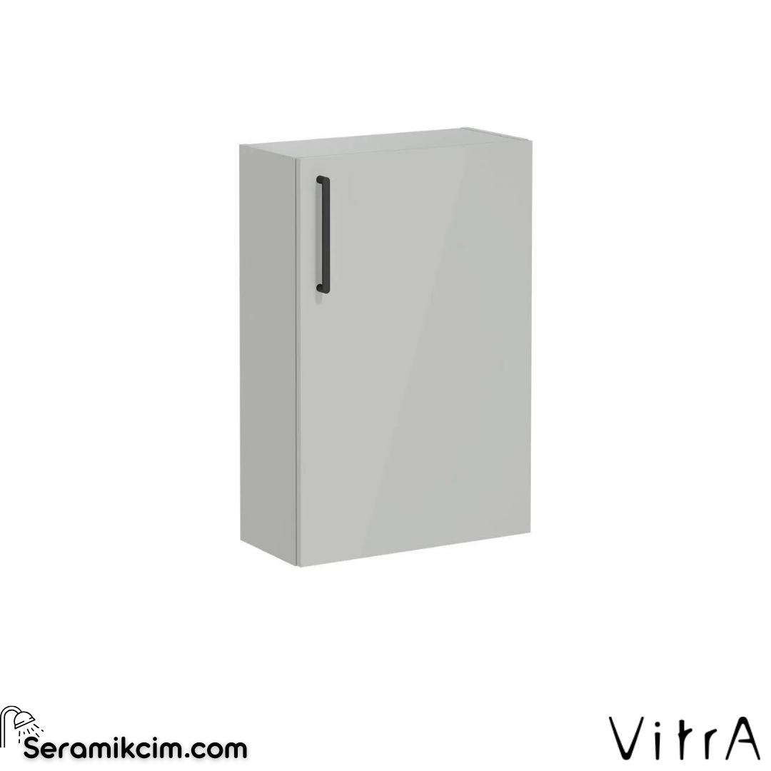 Vitra Root Alt Ünite, 55 Cm, Dar, Parlak İnci Grisi, Sağ