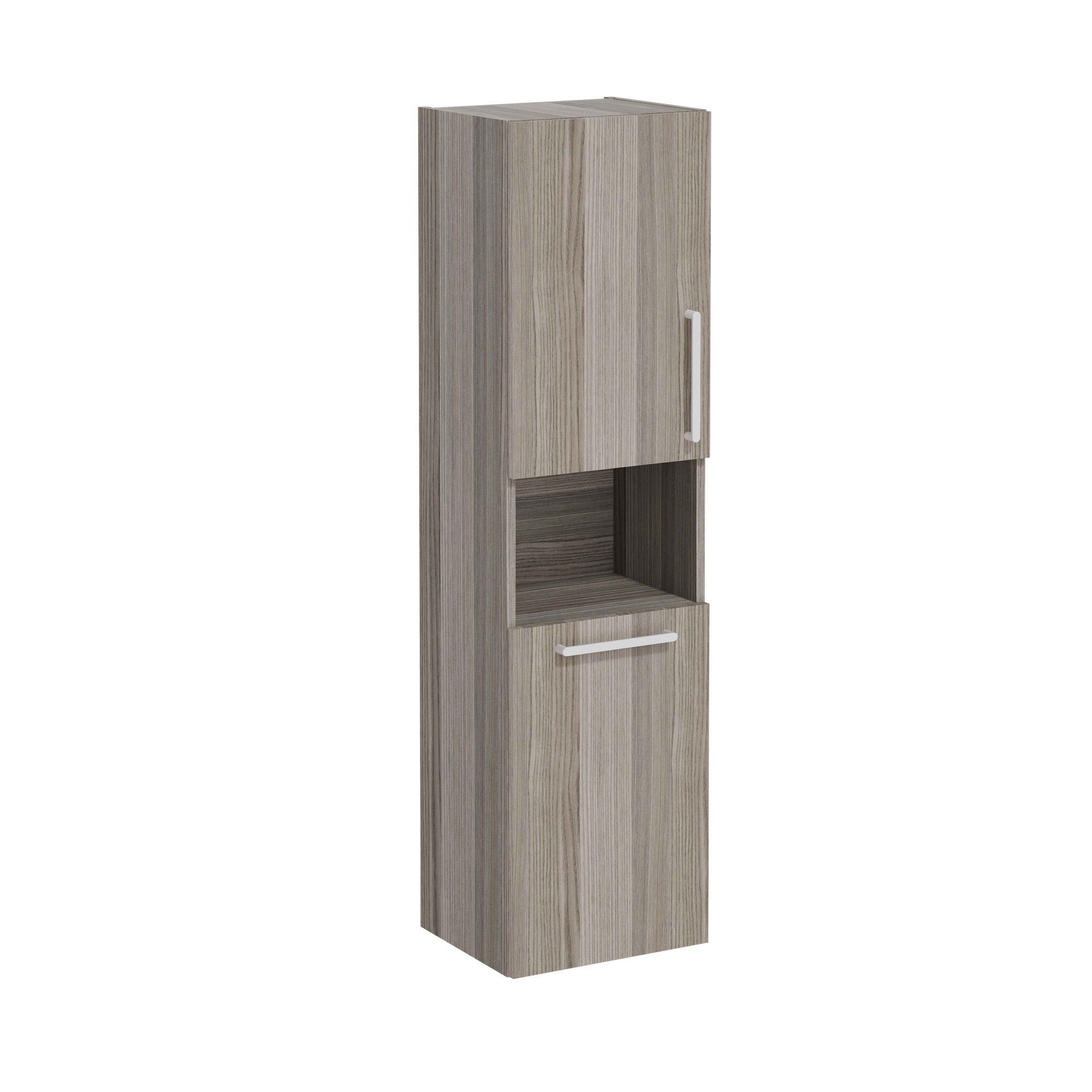 Vitra Root Flat Boy Dolabı 40 cm İki Kapaklı Kısa Çamaşır Sepetli Cordoba Sol 68009