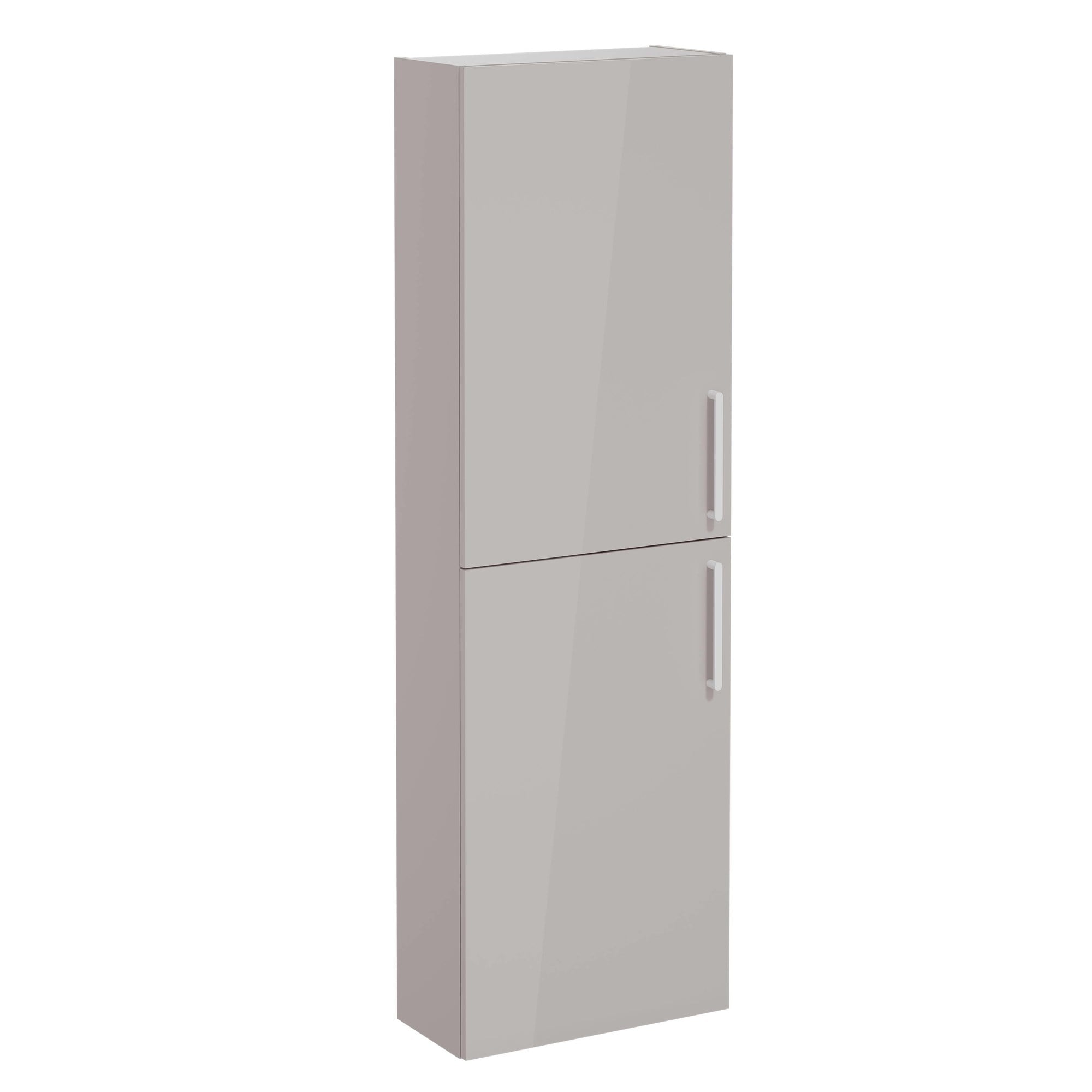 Vitra Root Flat Boy Dolabı 55 cm İki Kapaklı Dar Parlak Sahra Beji 66244