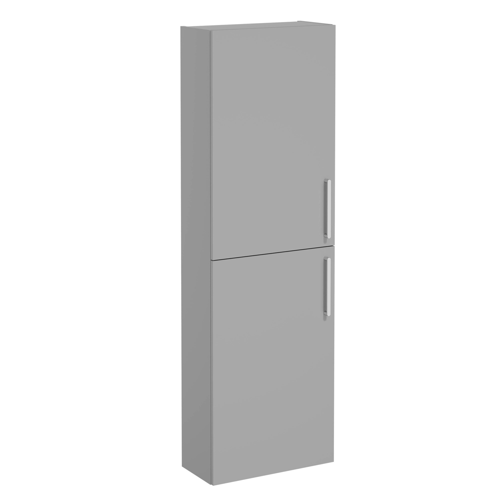 Vitra Root Flat Boy Dolabı 55 cm İki Kapaklı Dar Mat Kaya Gri 68018