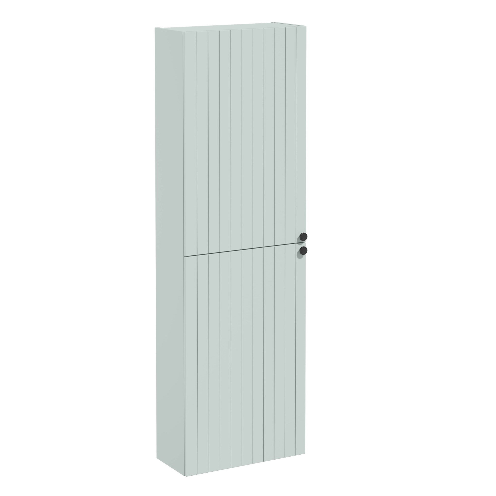 Vitra Root Groove Boy Dolabı 55 cm İki Kapaklı Dar Kısa Mat Retro Yeşil 69120