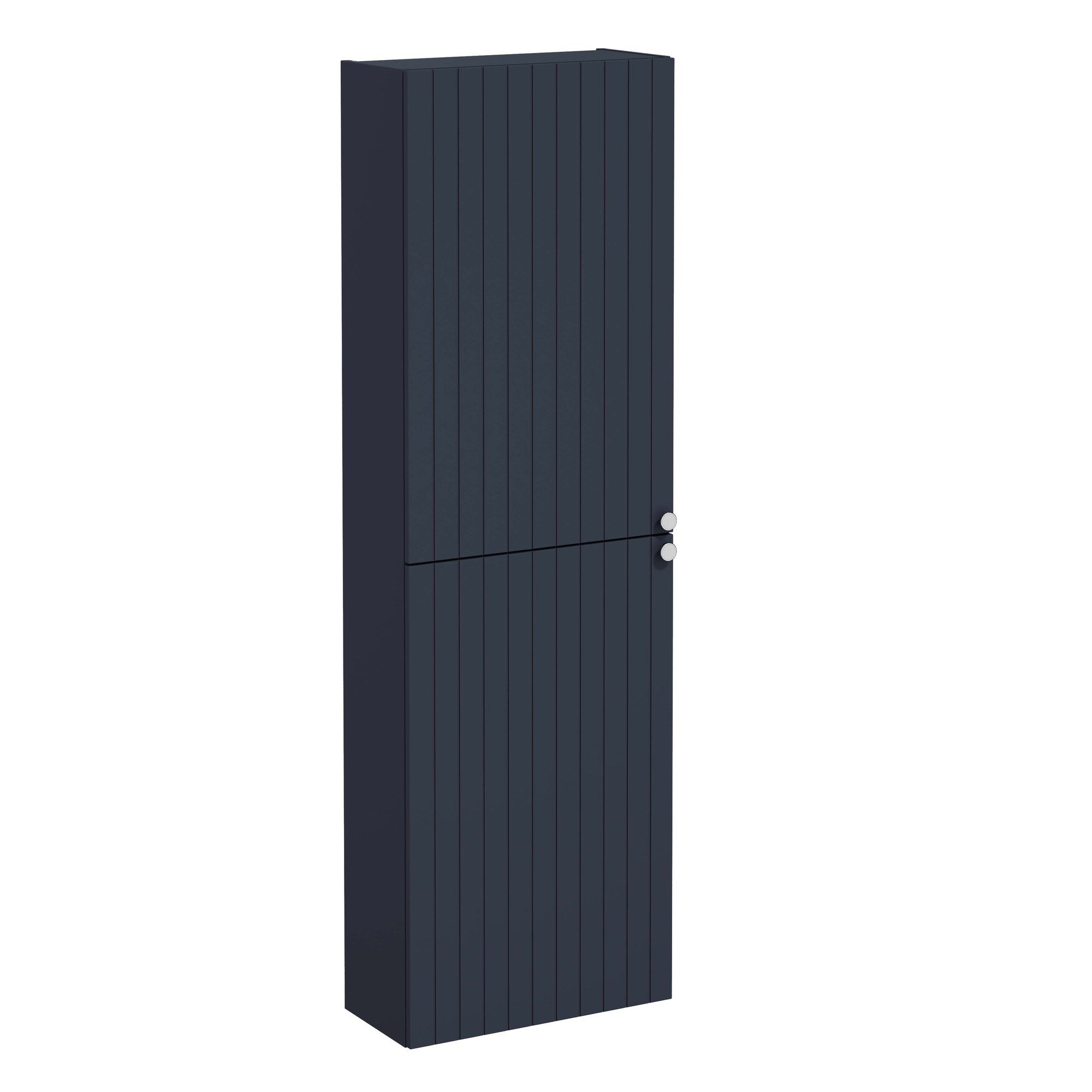 Vitra Root Groove Boy Dolabı 55 cm İki Kapaklı Dar Kısa Mat Lacivert 69119