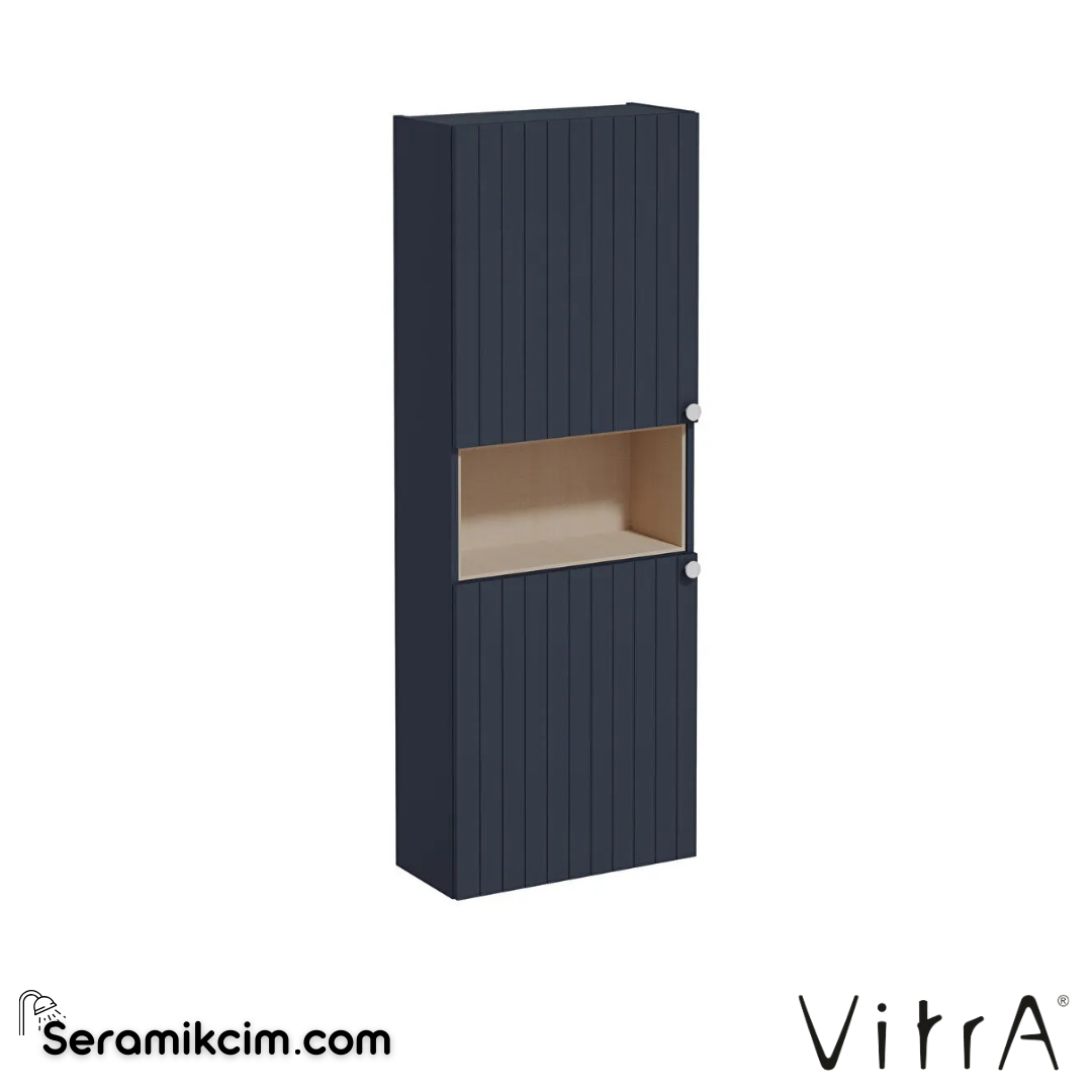 Vitra Root Groove Boy Dolabı, 55, Dar, Kısa, Mat Lacivert - 69112