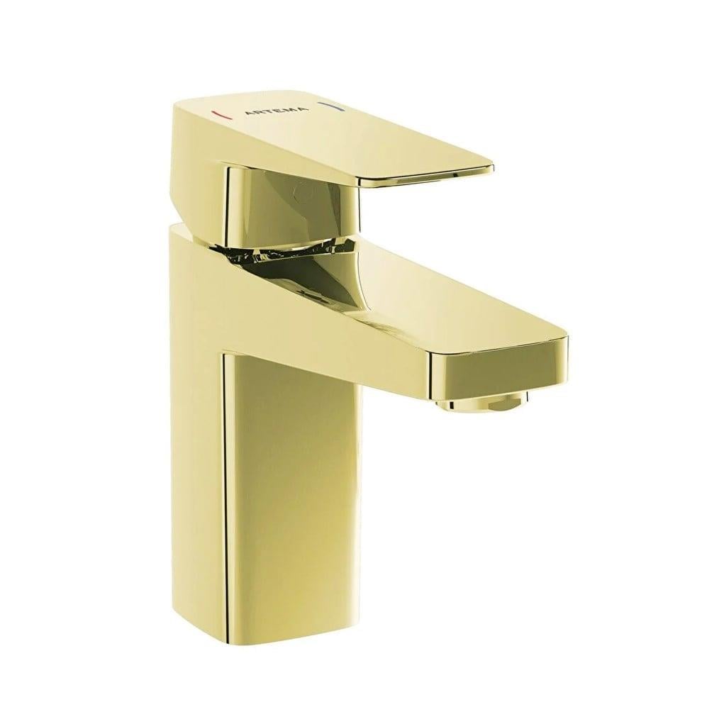 VitrA Root Square BluEco Lavabo Bataryası Soft Altın A4273274ENR - A4273274ENR