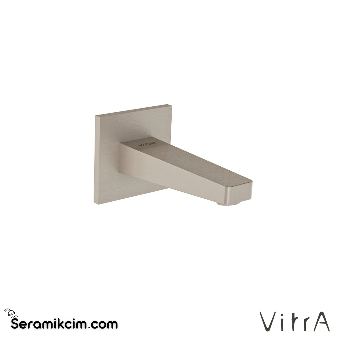 VitrA Root Square Çıkış Ucu Fırçalı Nikel A4311634 - A4311634