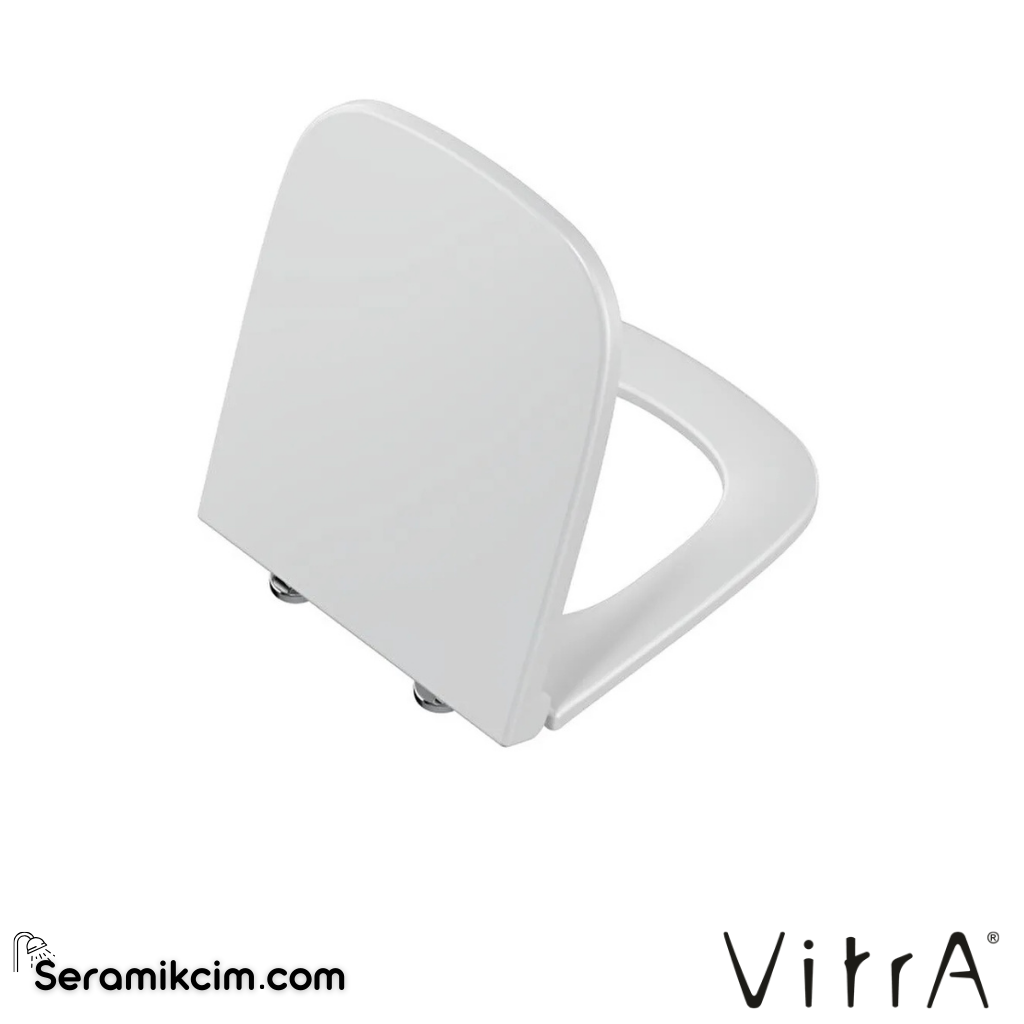 VitrA S20 Klozet Kapağı Duroplast, Üstten Sıkmalı Yavaş Kapanır, Metal Menteşeli, Beyaz 177-003-009 - 177-003-009