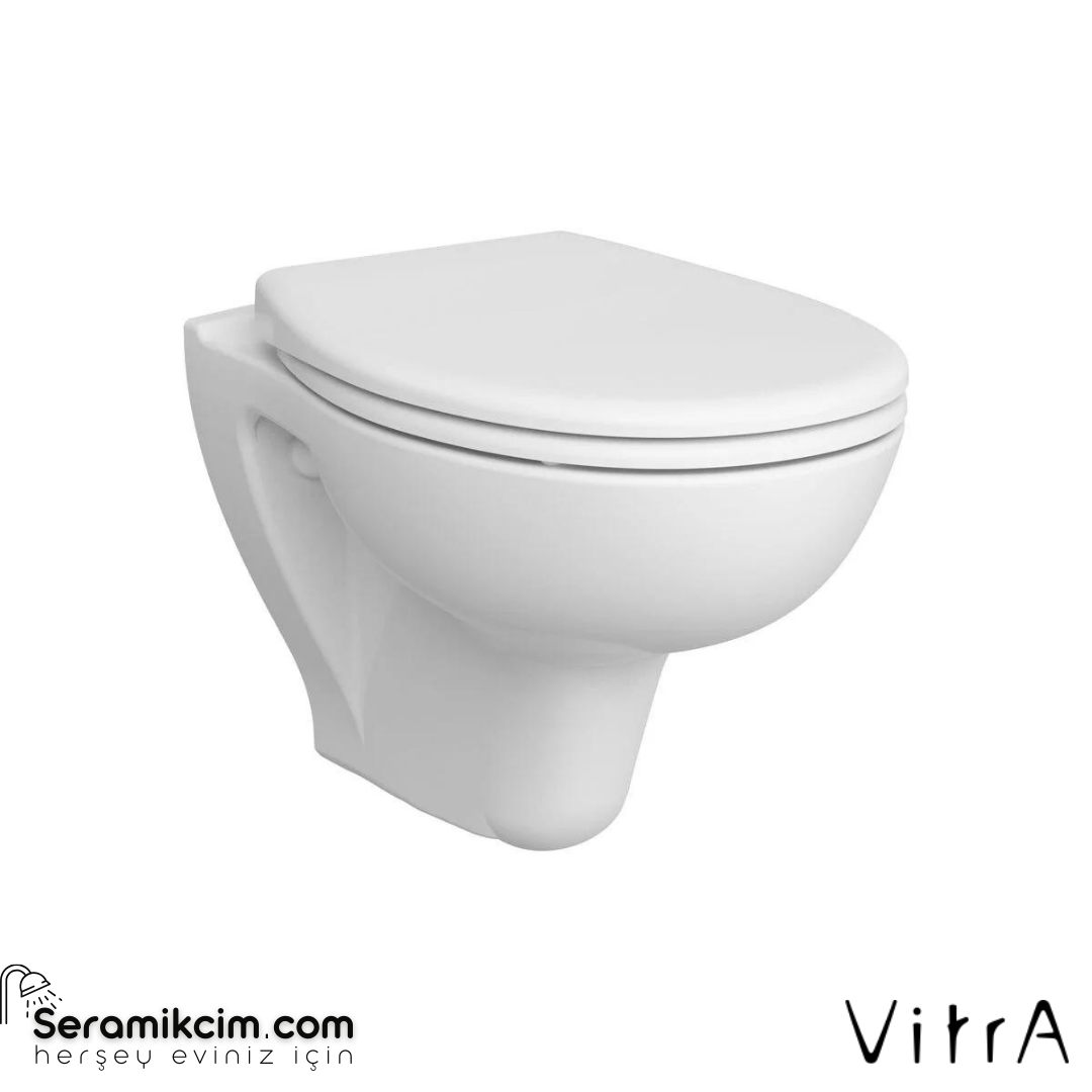 Vitra S20 Round Asma Klozet Smoothflush, 52 Cm Taharet Borulu, Beyaz