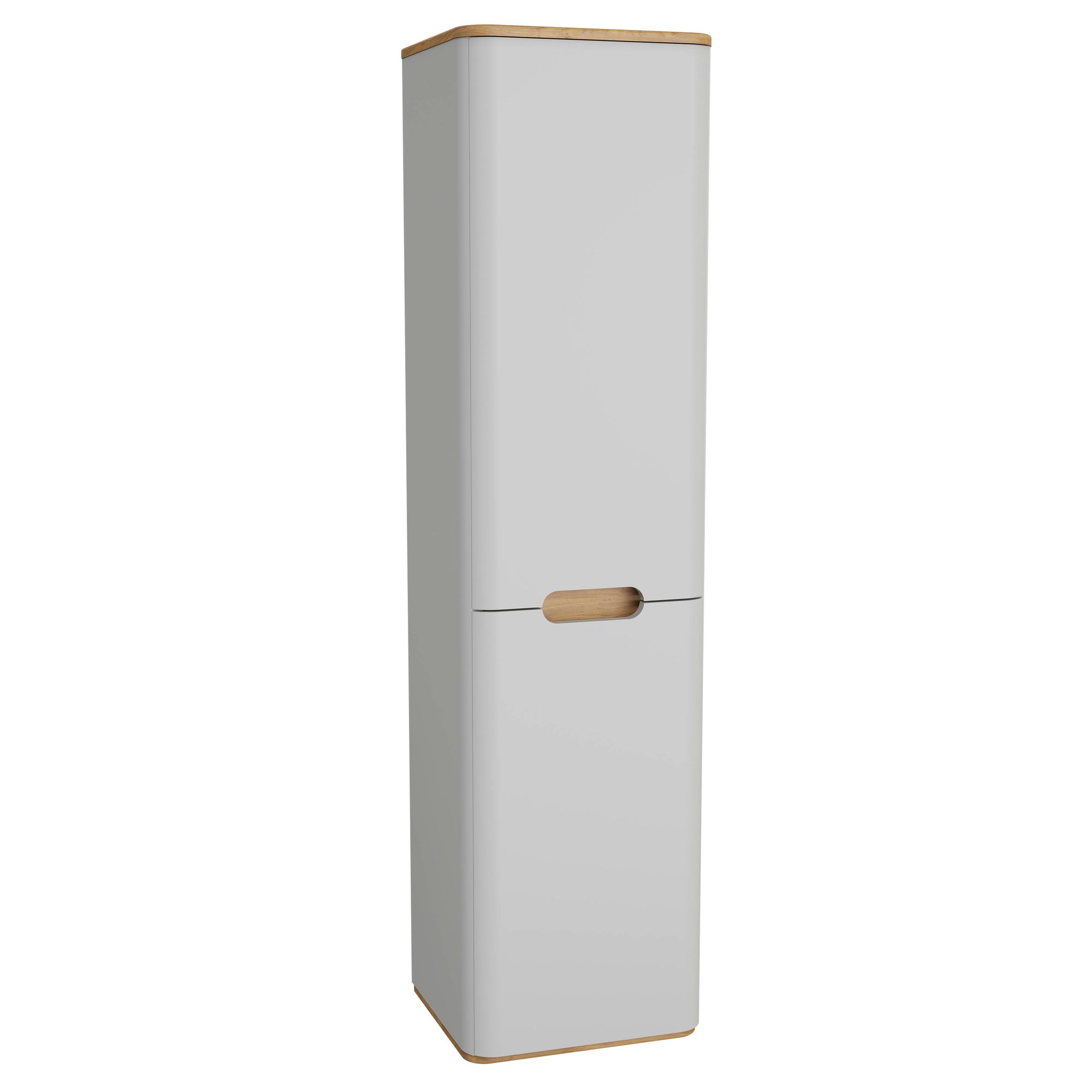Vitra Sento Boy Dolabı 40 cm İki Kapaklı Mat Açık Gri Sol 66006