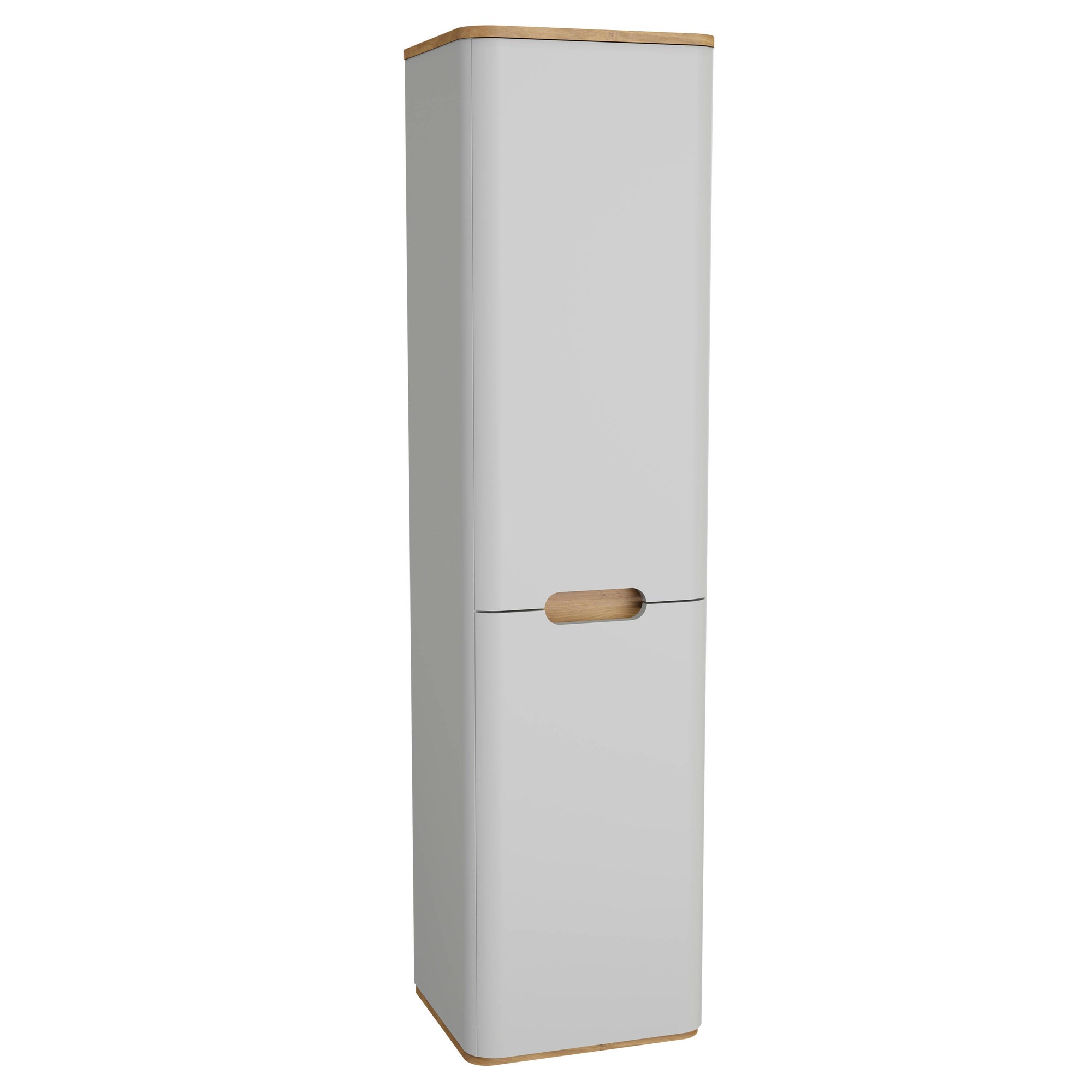 Vitra Sento Boy Dolabı 40 cm İki Kapaklı Mat Açık Gri Sağ 66007