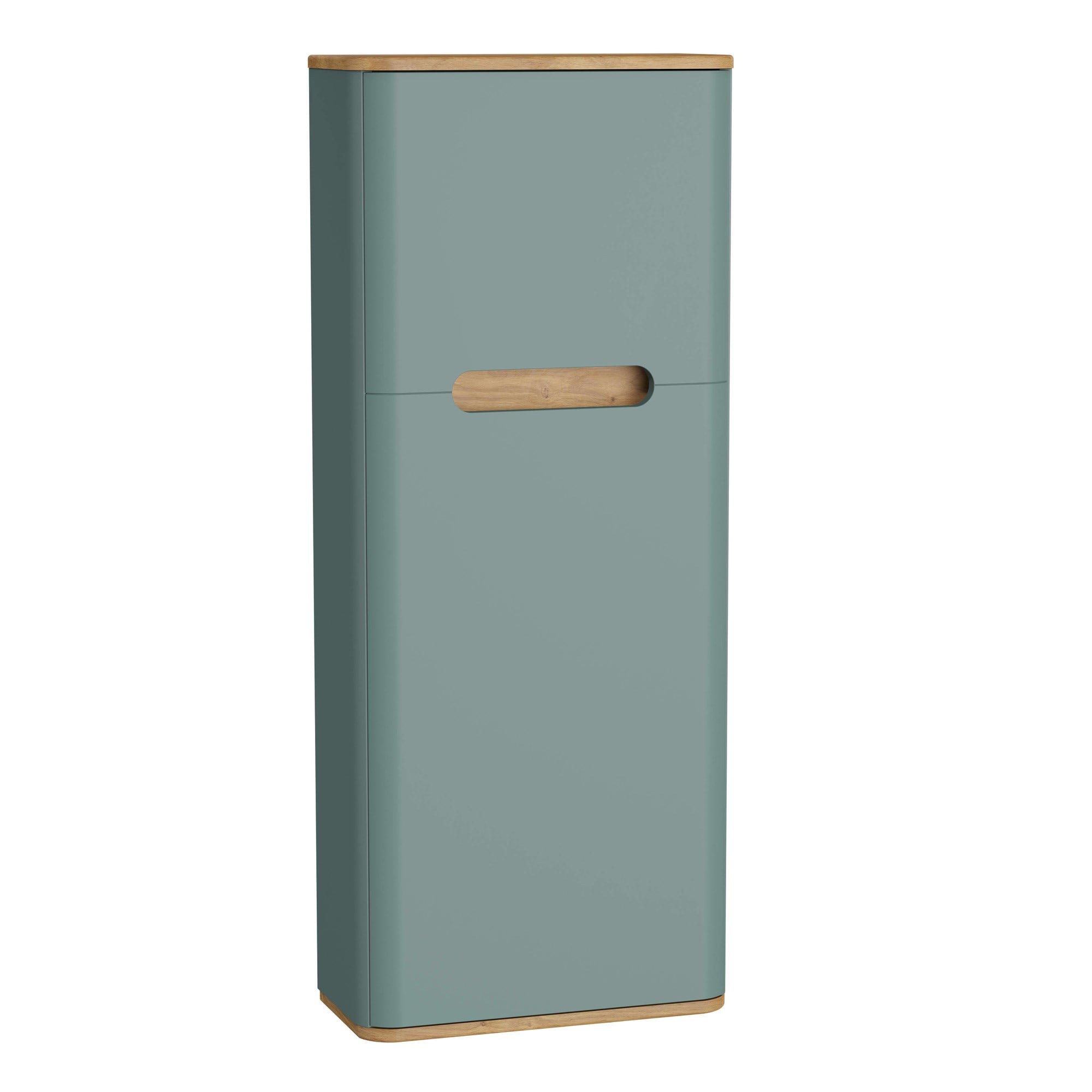 Vitra Sento Boy Dolabı 50 cm Bir Kapaklı Dar Mat Fiyord Yeşili Sol 66152