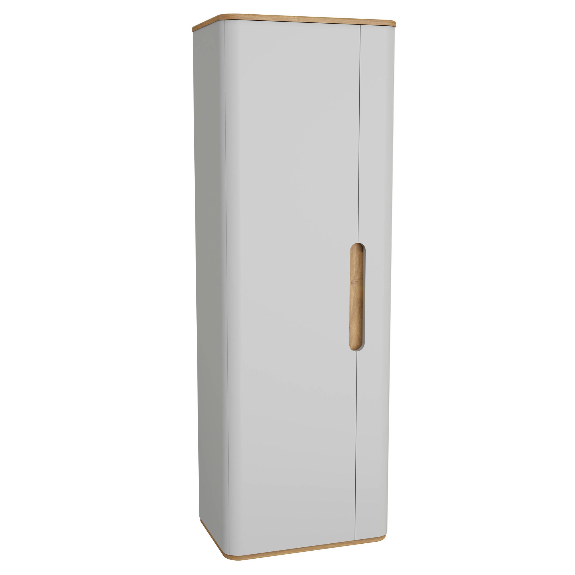 Vitra Sento Boy Dolabı 55 cm Bir Kapaklı Temizlik Gereçleri İçin Mat Açık Gri Sol 66008