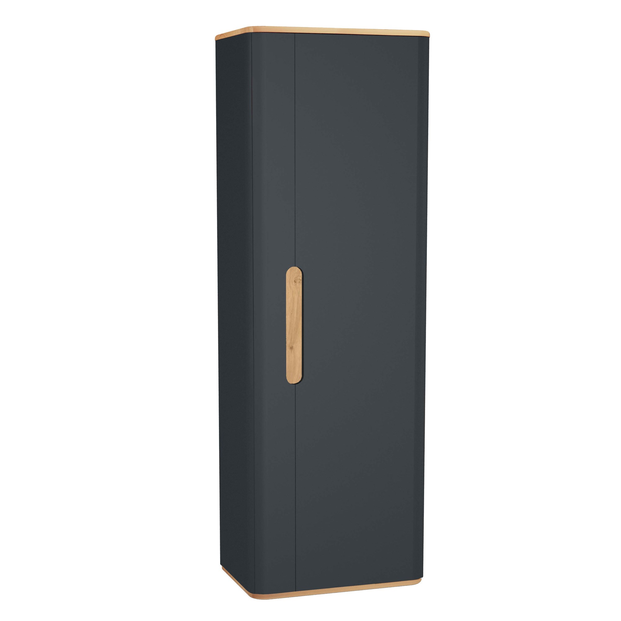 Vitra Sento Boy Dolabı 55 cm Bir Kapaklı Temizlik Gereçleri İçin Mat Antrasit Sağ 60865