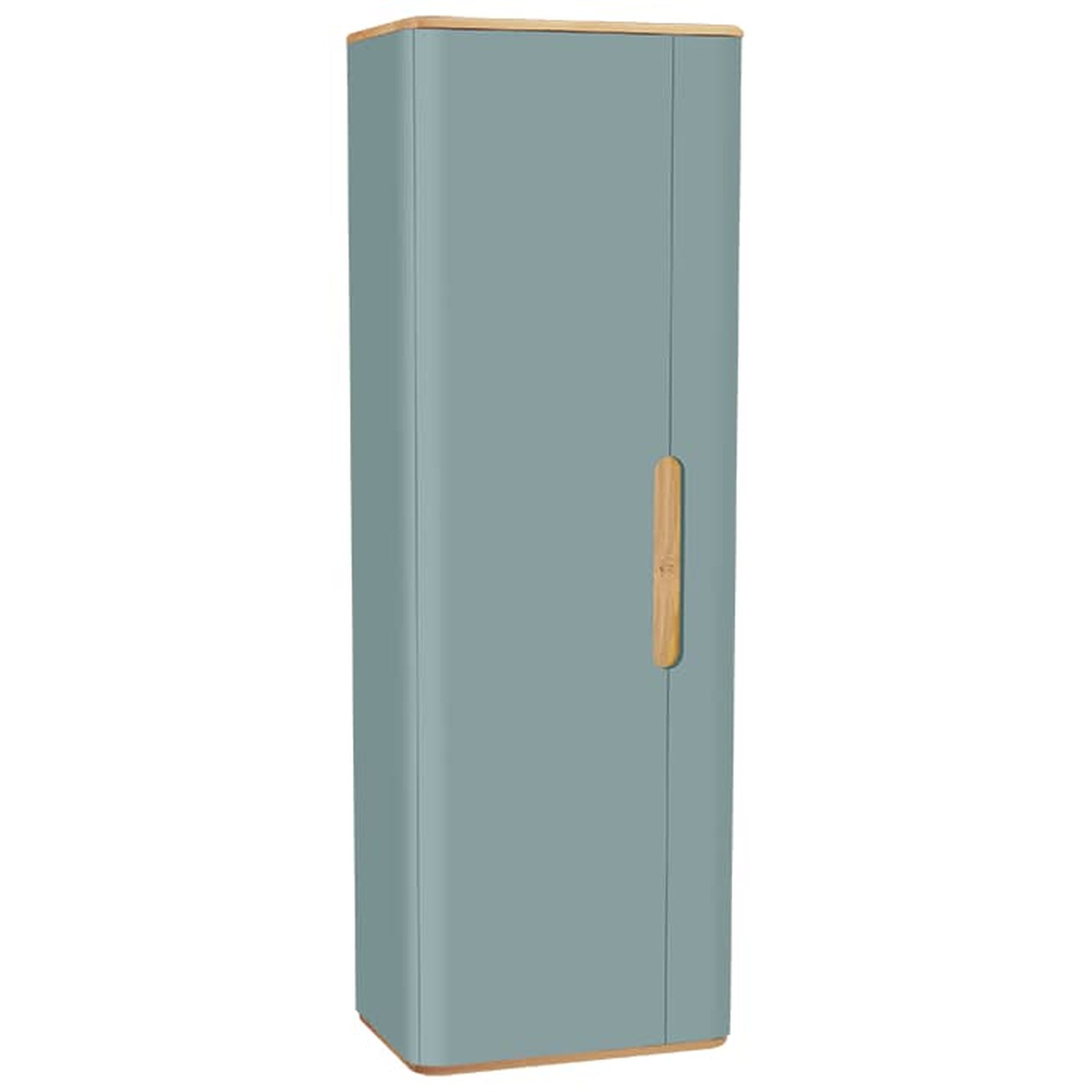Vitra Sento Boy Dolabı 55 cm Bir Kapaklı Temizlik Gereçleri İçin Mat Fiyord Yeşili Sol 65896