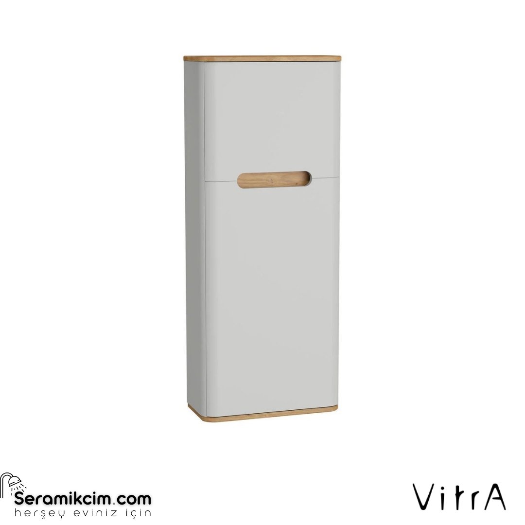 Vitra Sento Dar Boy Dolabı, Sol, Mat Açık Gri