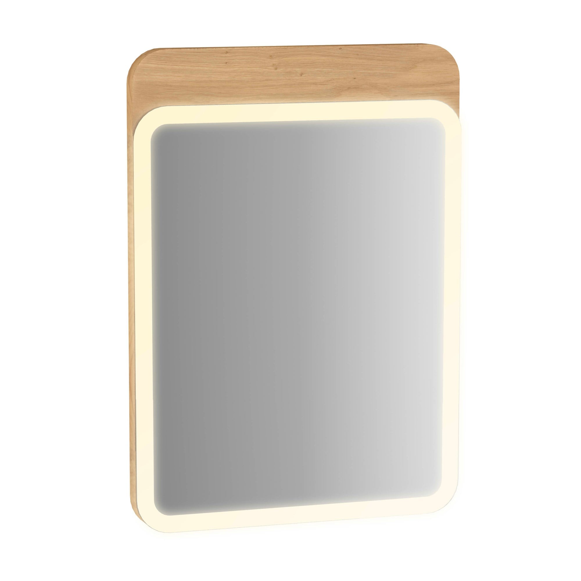 Vitra Sento Düz Ayna 50 cm Aydınlatmalı Açık Meşe 60888