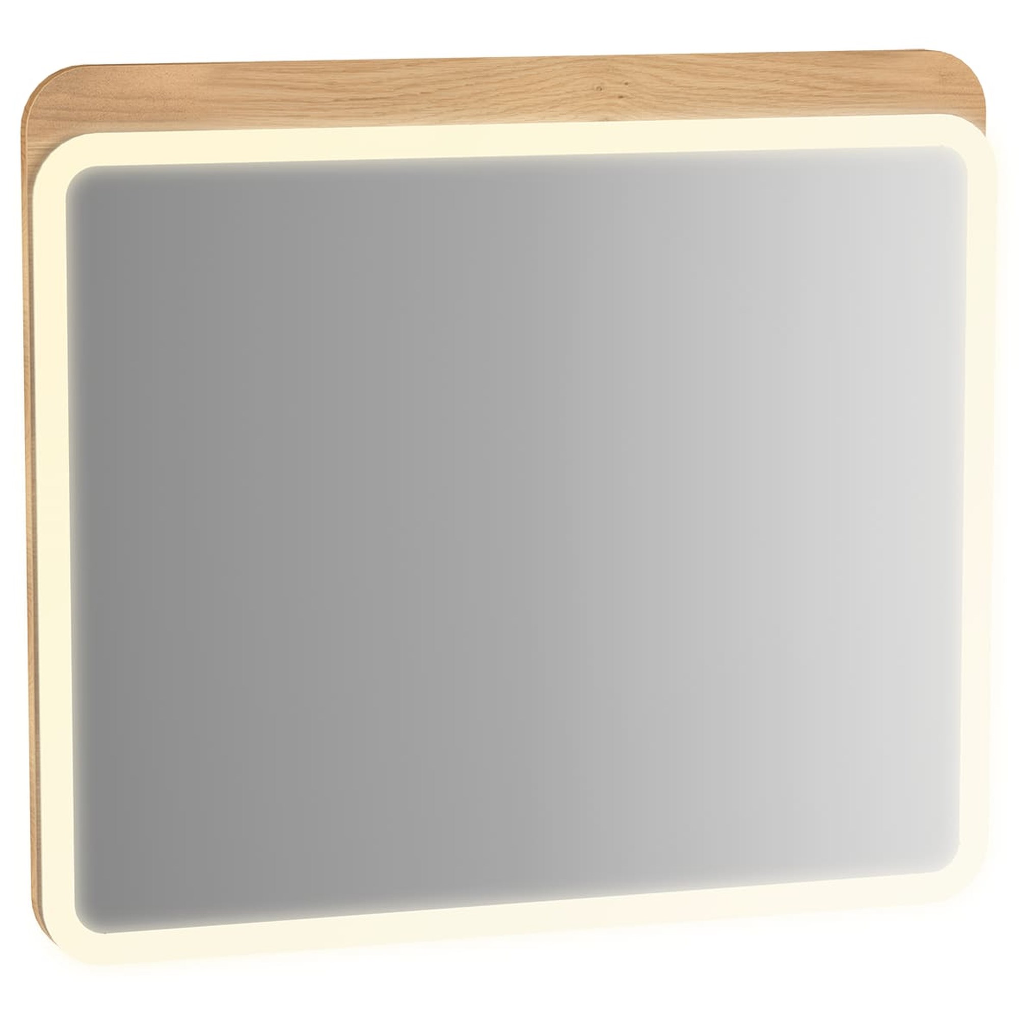 Vitra Sento Düz Ayna 80 cm Aydınlatmalı Açık Meşe 60890