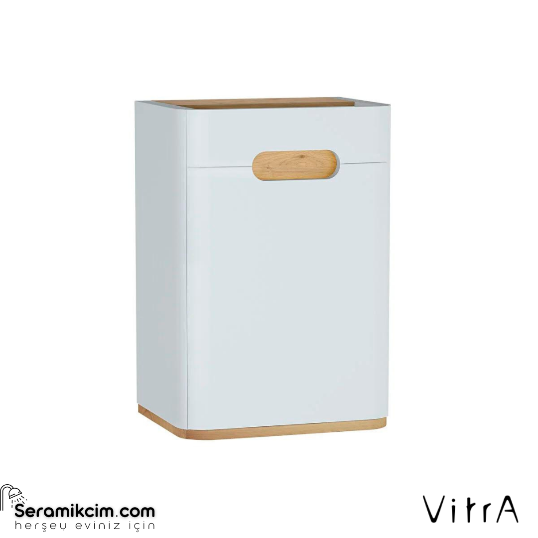 Vitra Sento Orta Ünite, 40 Cm, Ayaksız, Mat Beyaz, Sol