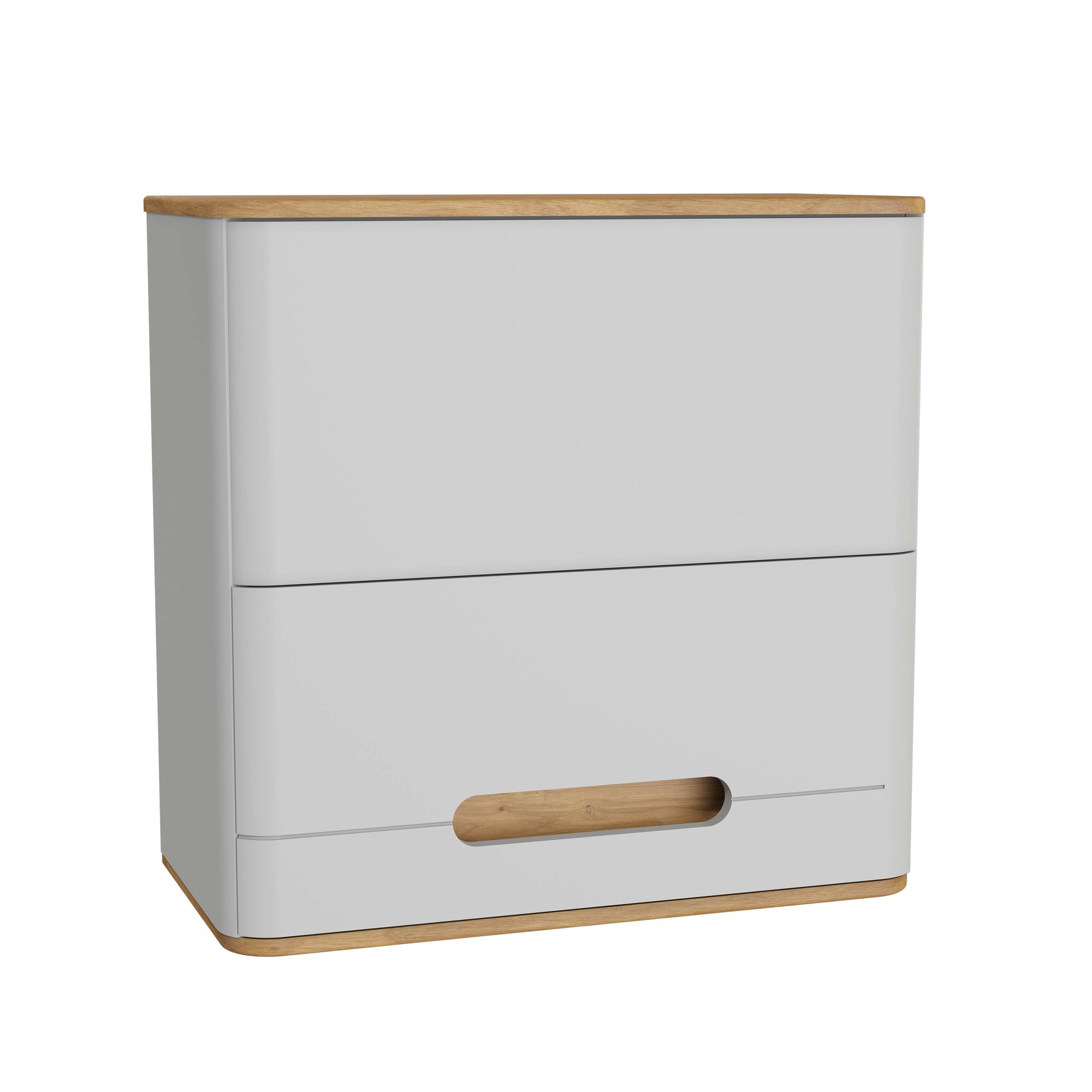 Vitra Sento Üst Ünite 70 cm Bir Kapaklı İç Çekmeceli Mat Açık Gri 66018