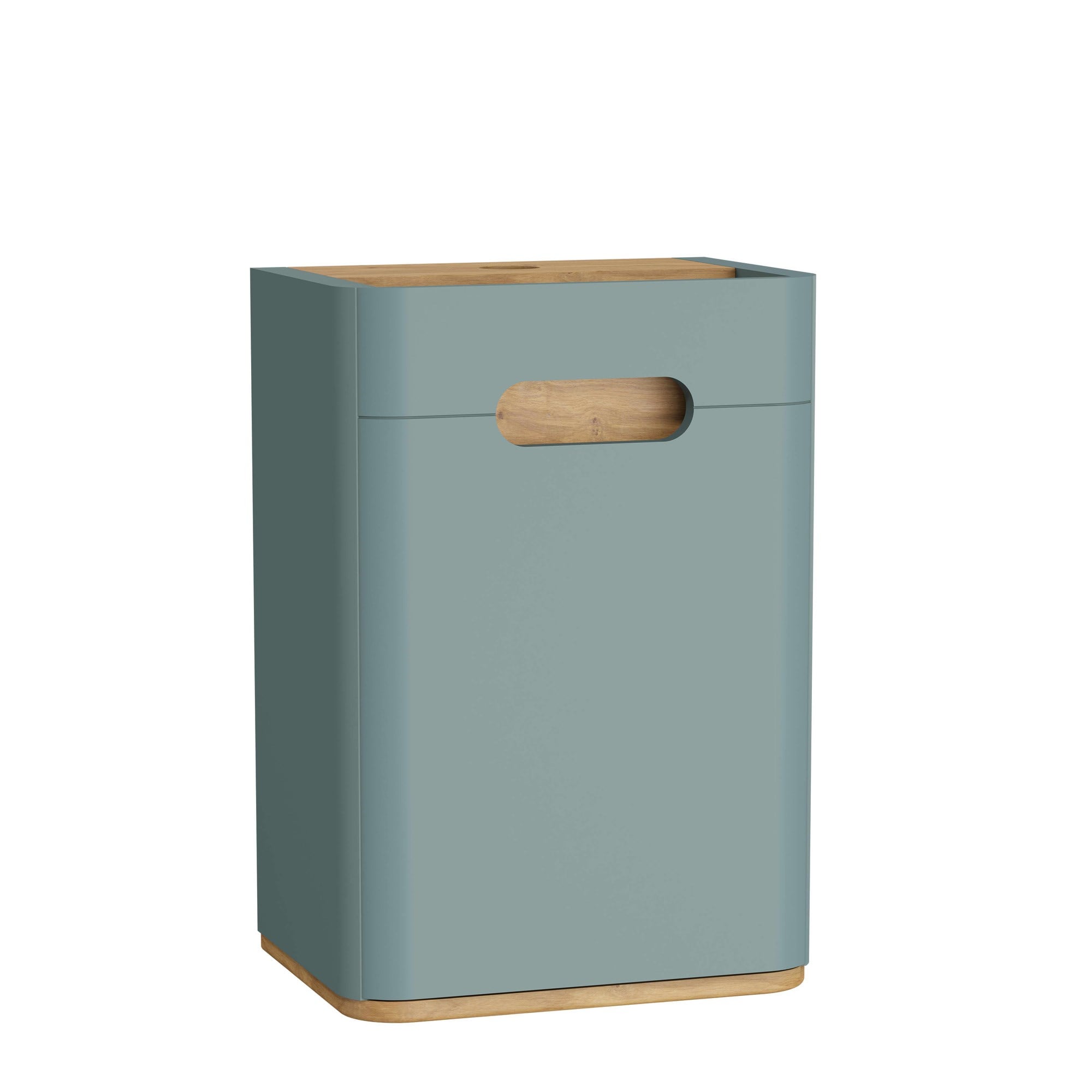 Vitra Sento Yan Ünite 40 cm Bir Kapaklı Mat Fiyord Yeşili Sol 65898