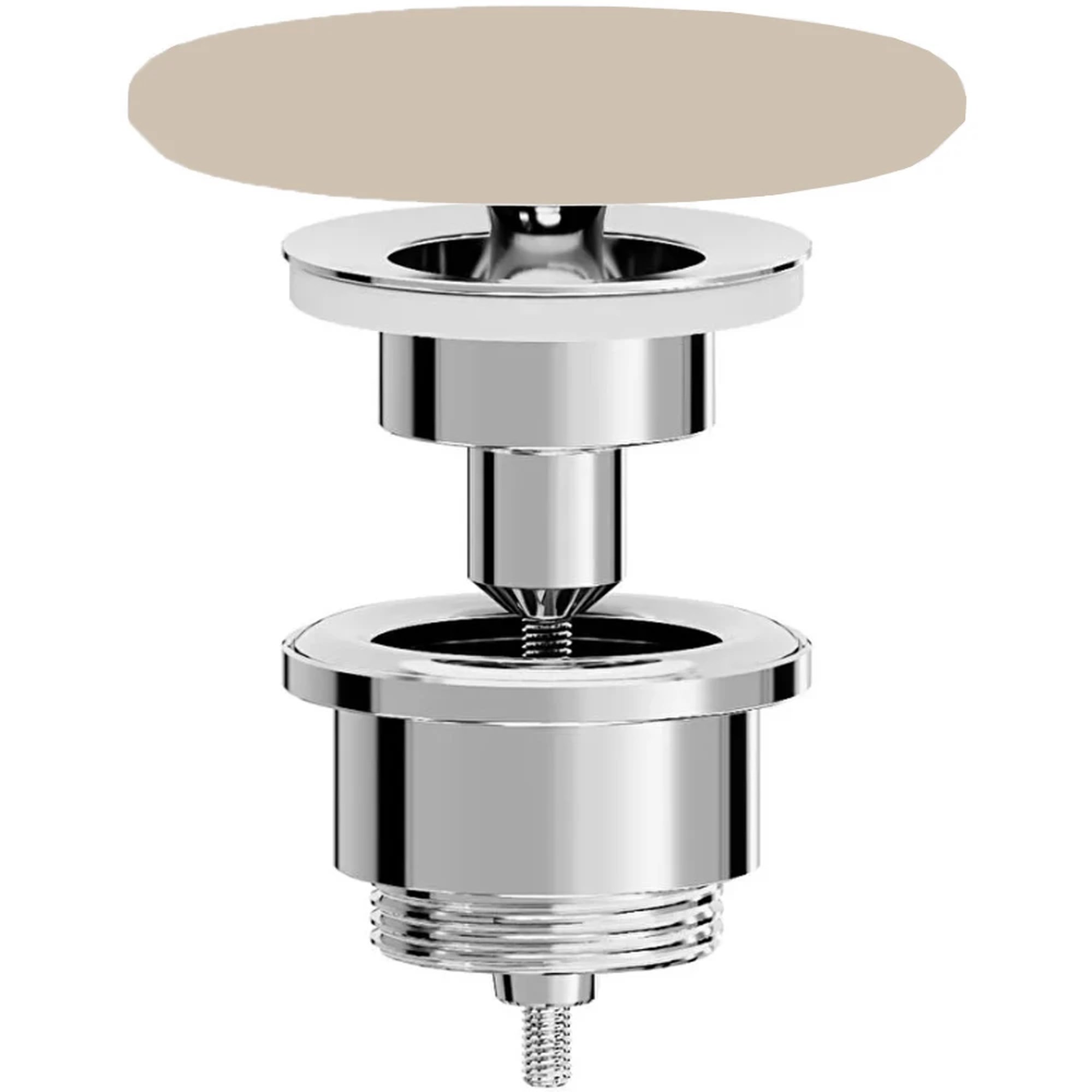 VitrA Sifon Tapası Yuvarlak Mat Bej 7918-7919-7920 Ve 7921 Kodlu Lavabolar İle Uyumludur. 6374L422-2001