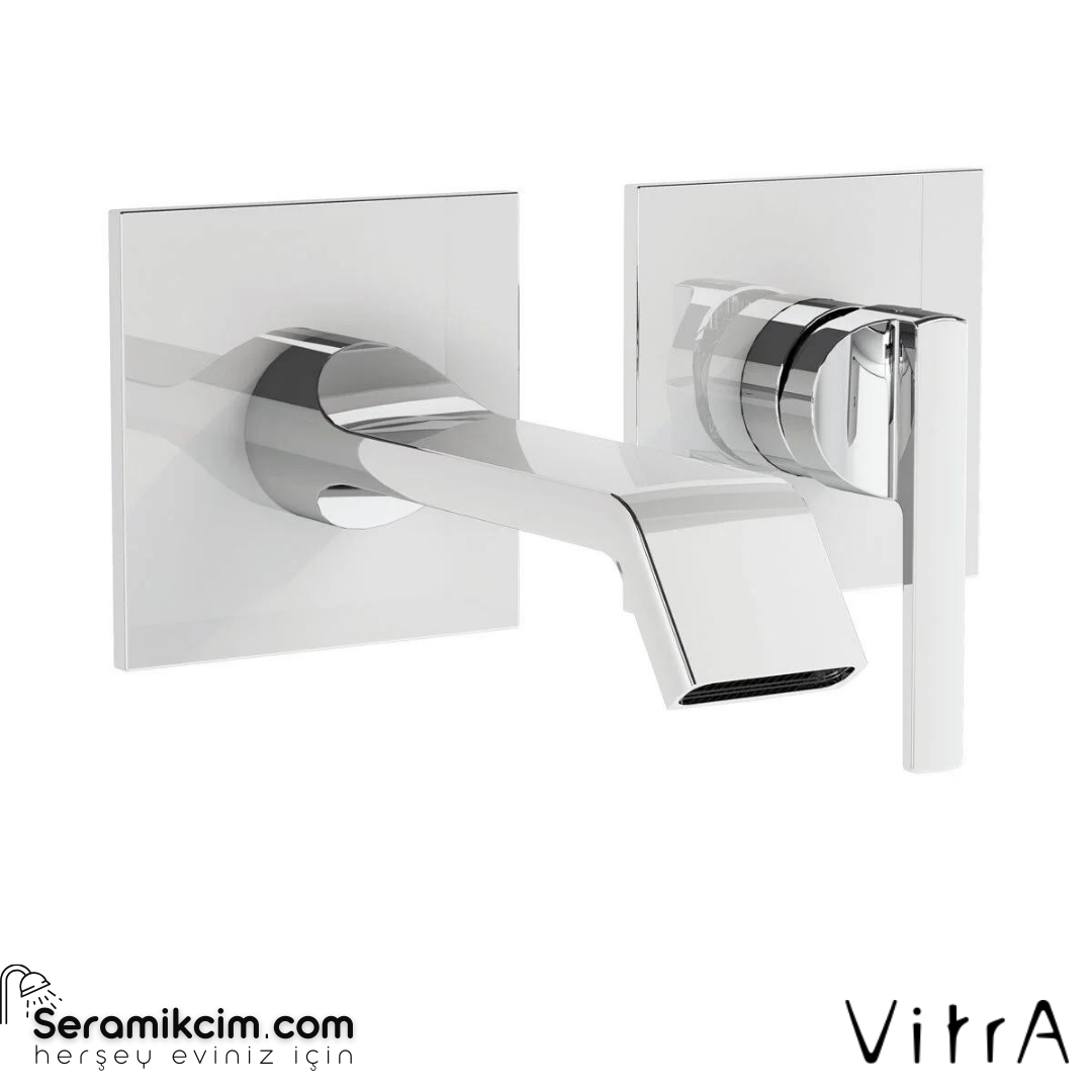 Vitra Suit Ankastre Lavabo Bataryası Sıva Üstü, Krom