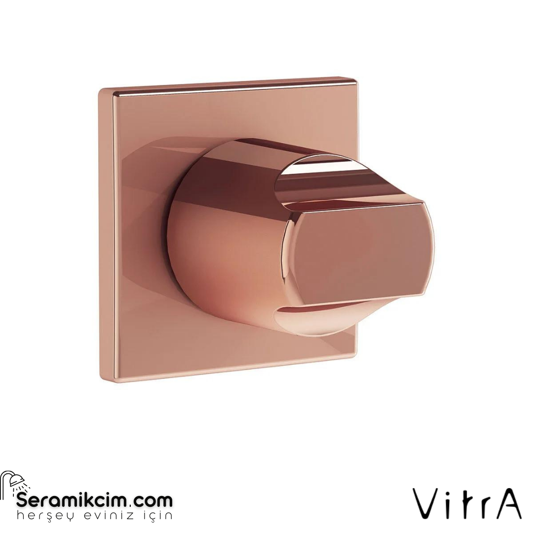 Vitra Suit Ankastre Stop Valf Sıva Üstü, Soft Bakır