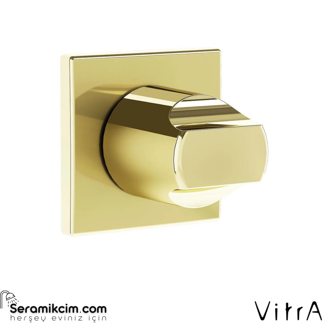 Vitra Suit Ankastre Stop Valf Sıva Üstü, Soft Altın