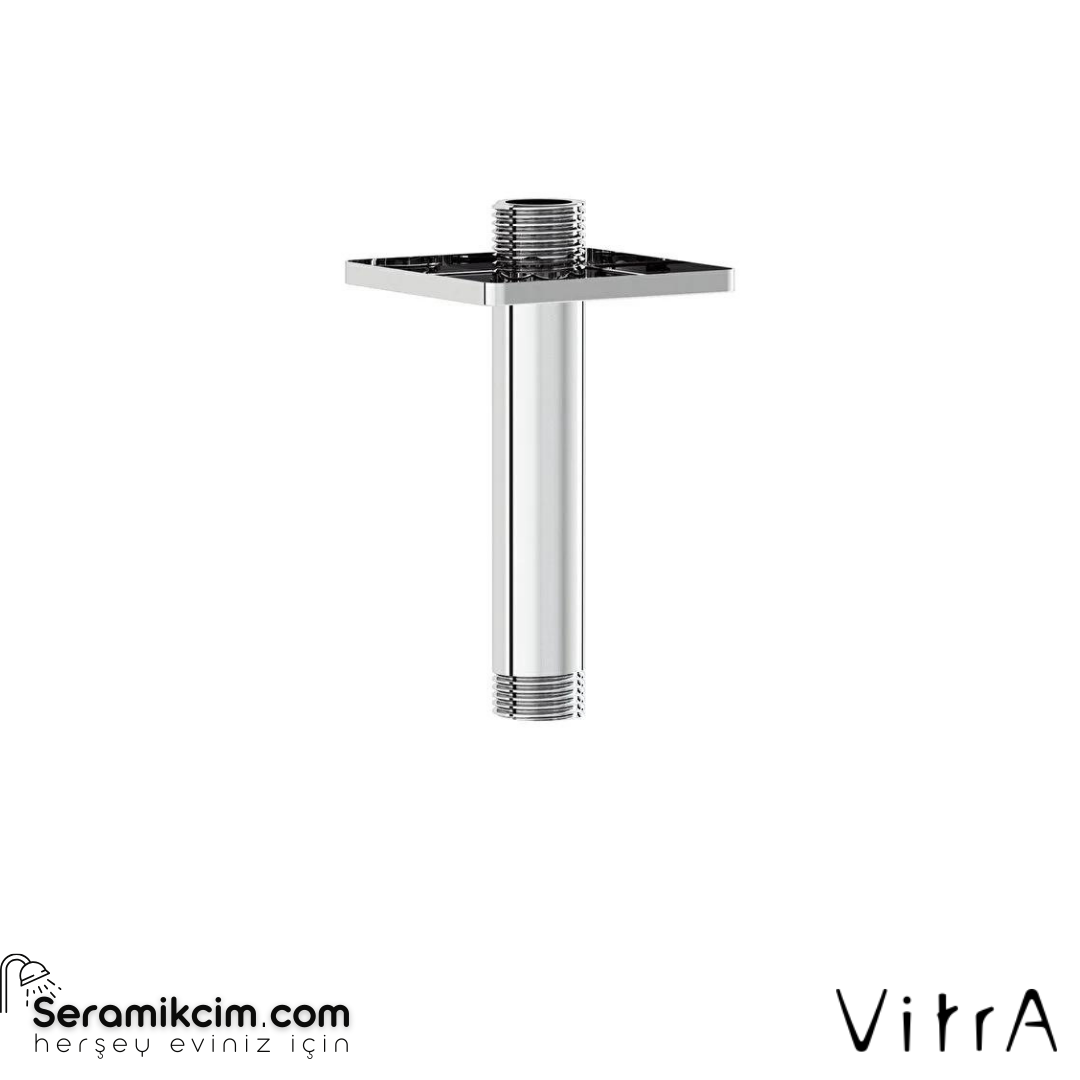 Vitra Suit Duş Dirseği Tavandan Kısa, Krom