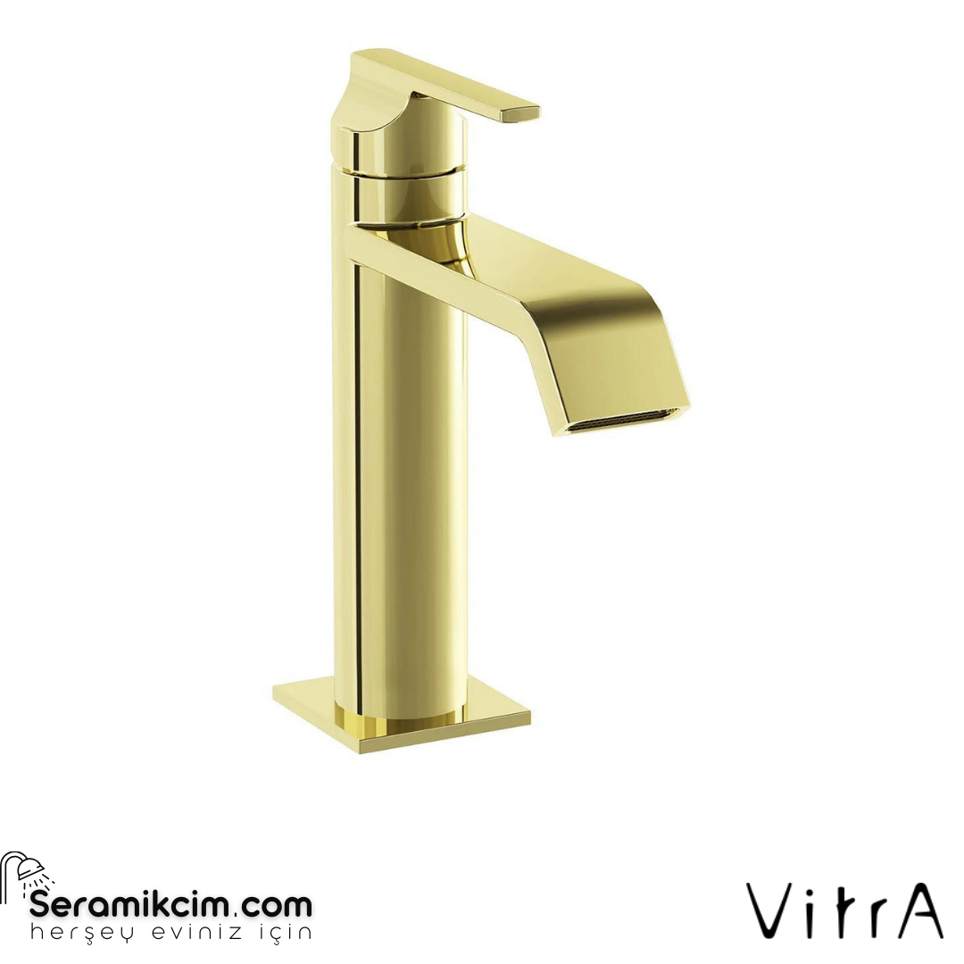 Vitra Suit Lavabo Bataryası  Üstten, Soft Altın