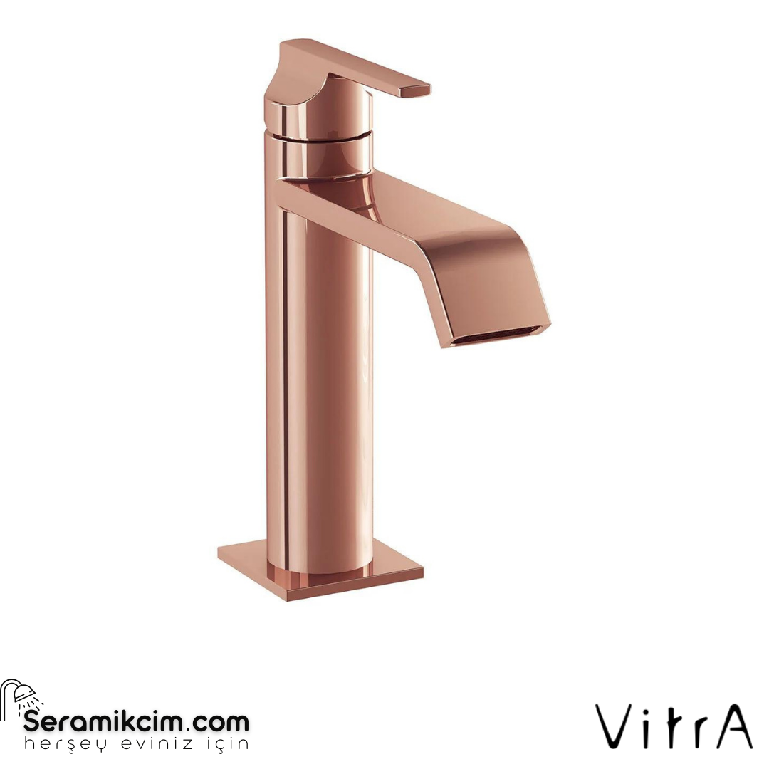 Vitra Suit Lavabo Bataryası  Üstten, Soft Bakır