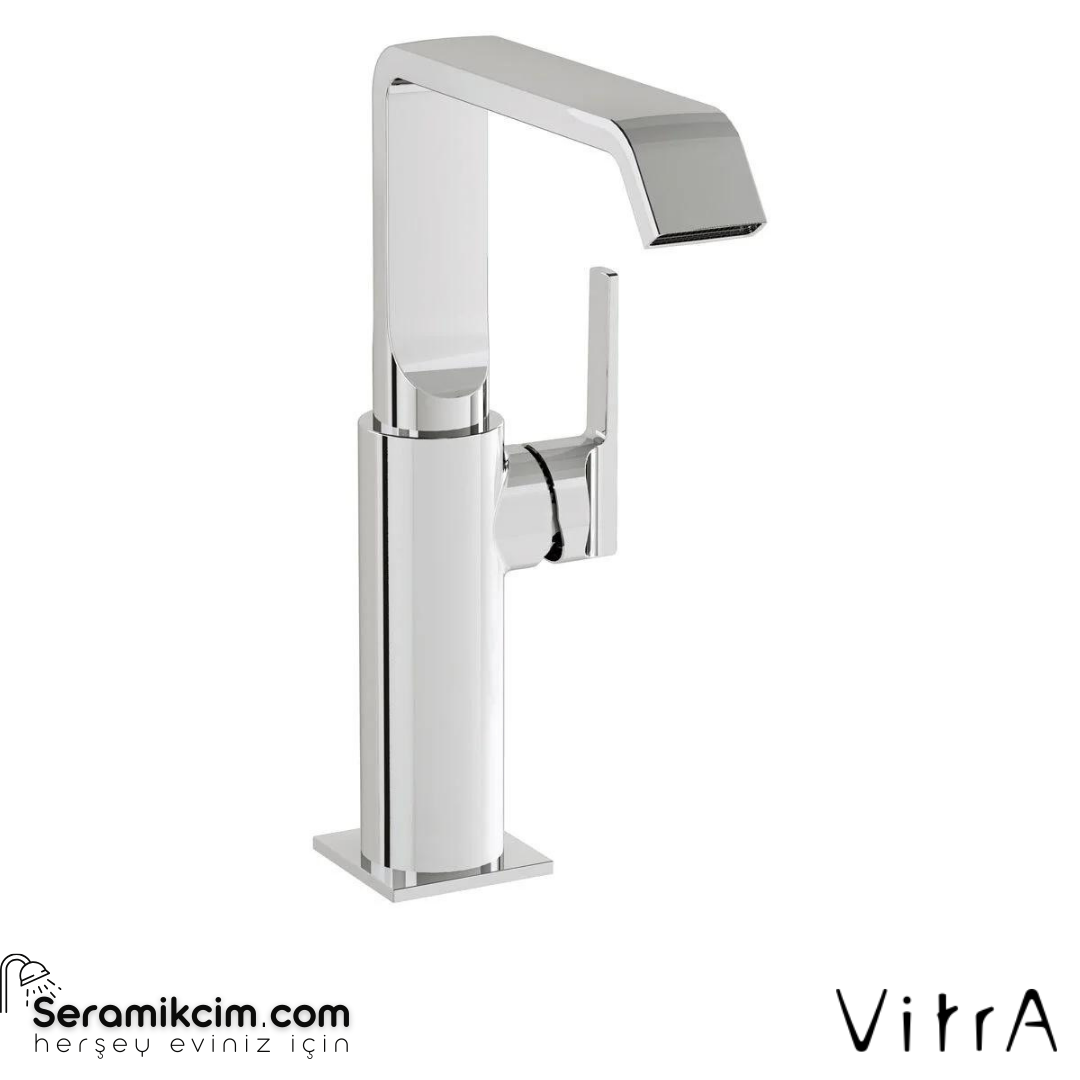 Vitra Suit Lavabo Bataryası Yandan Yüksek, Krom