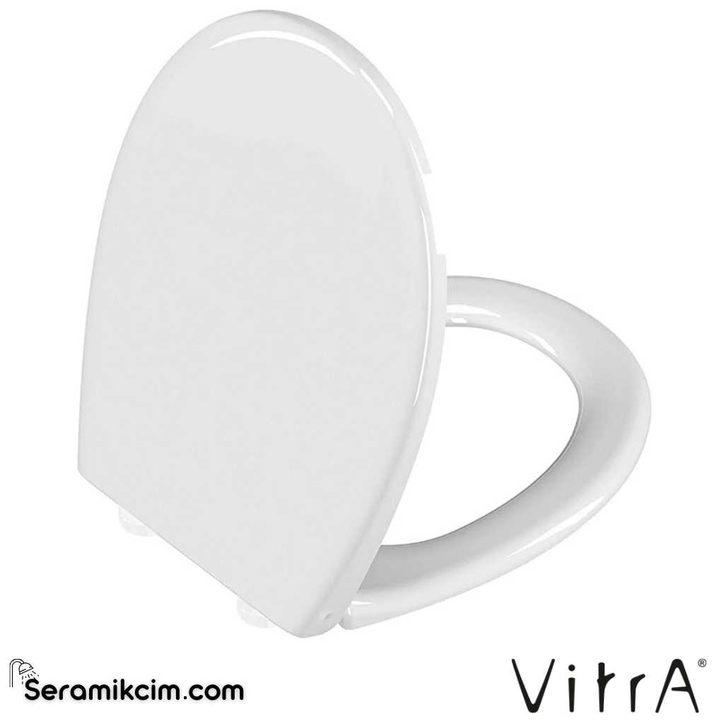 VitrA Universal Klozet Kapağı Alttan Sıkmalı Yavaş Kapanır, Kolay Sök-Tak, Metal Menteşeli, Beyaz 109-003-909 - 109-003-909