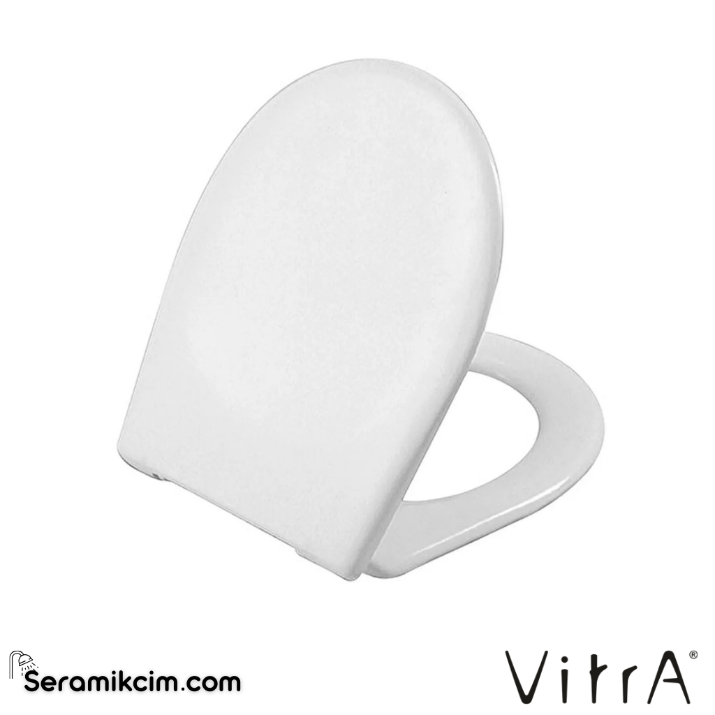 VitrA Universal Klozet Kapağı Duroplast, Üstten Sıkmalı Metal Menteşeli, Beyaz 25-003-001 - 25-003-001