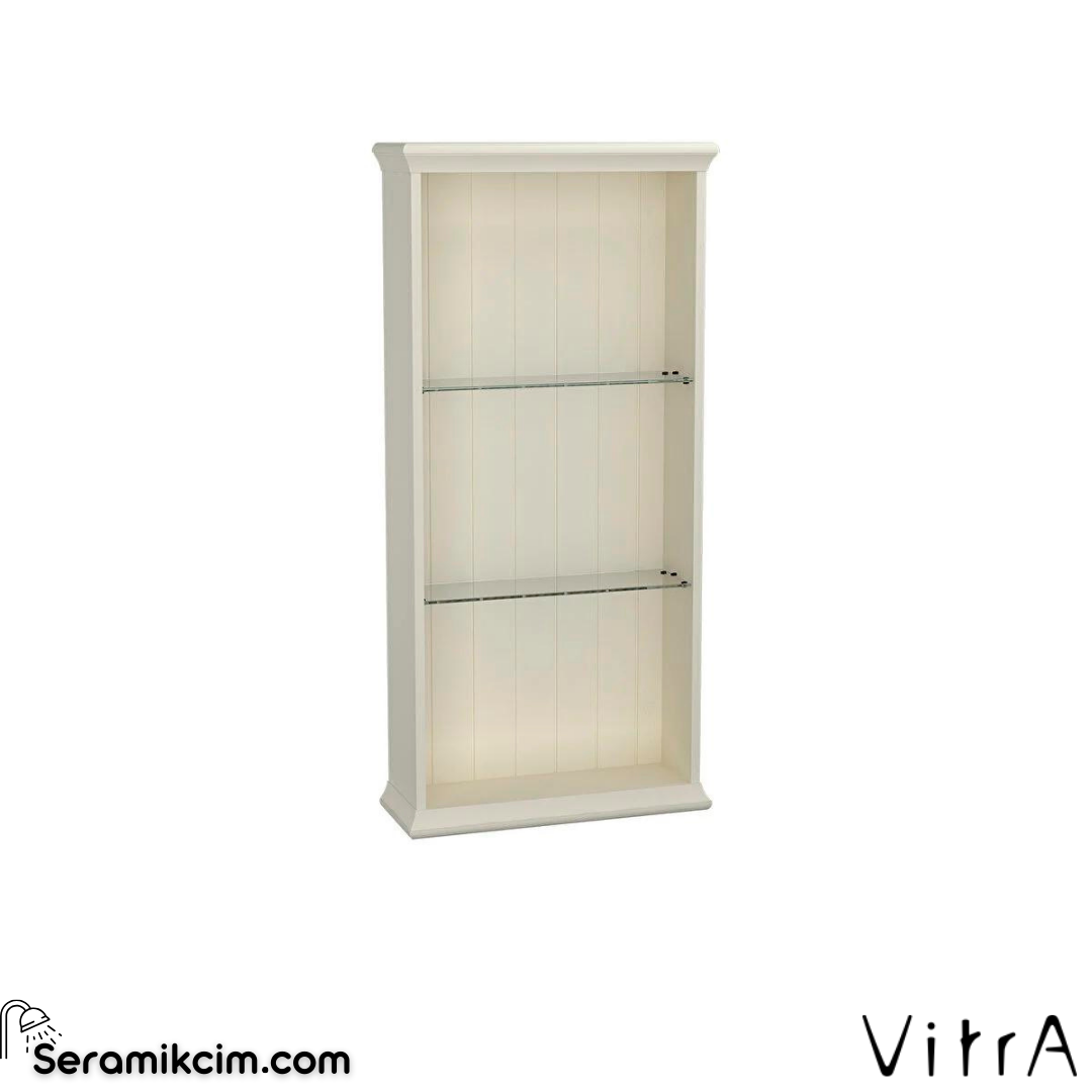 Vitra Valarte Açık Vitrin, 55 Cm, Mat Fildişi