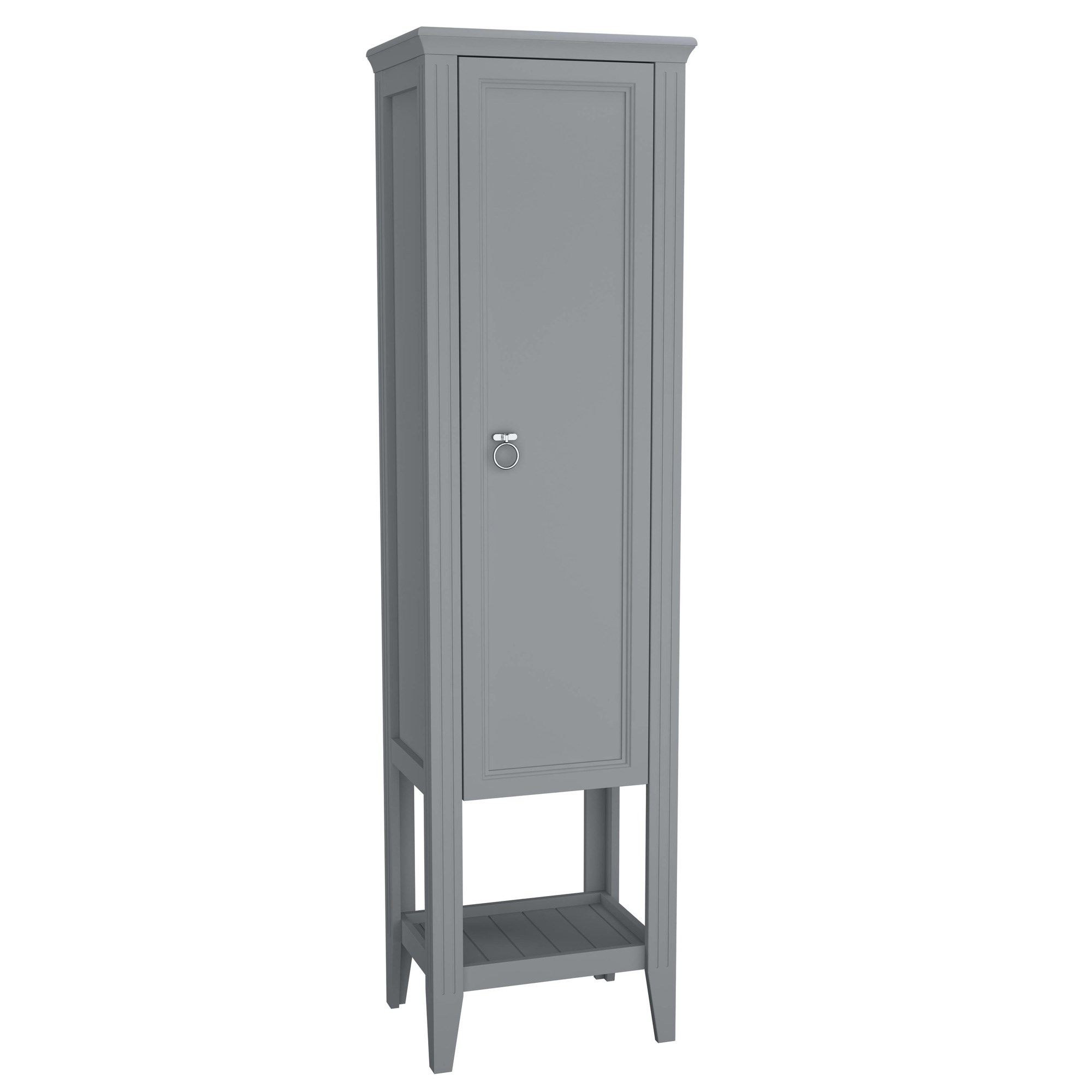 Vitra Valarte Boy Dolabı 55 cm Bir Kapaklı Mat Gri Sağ 62244