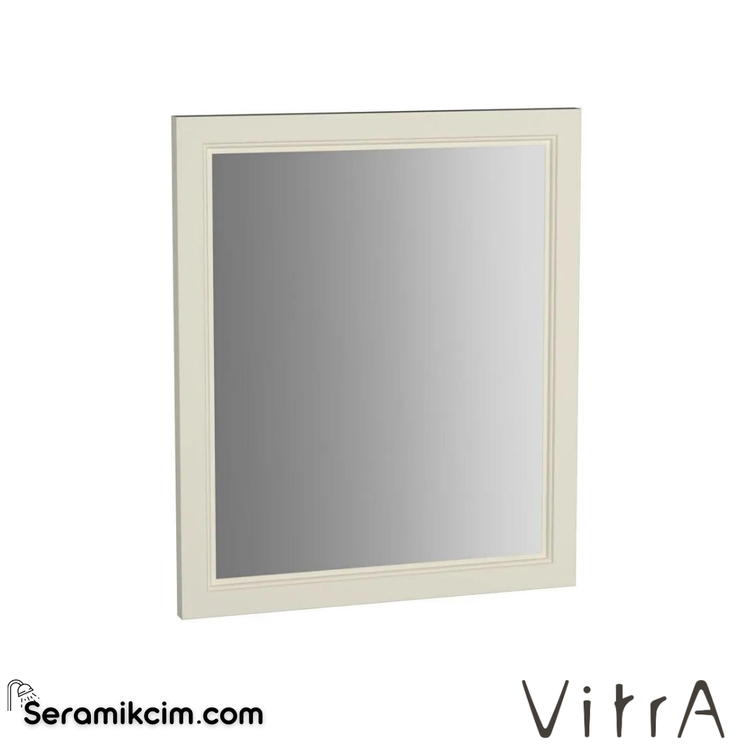 Vitra Valarte Düz Ayna, 65 Cm, Mat Fildişi - 62215