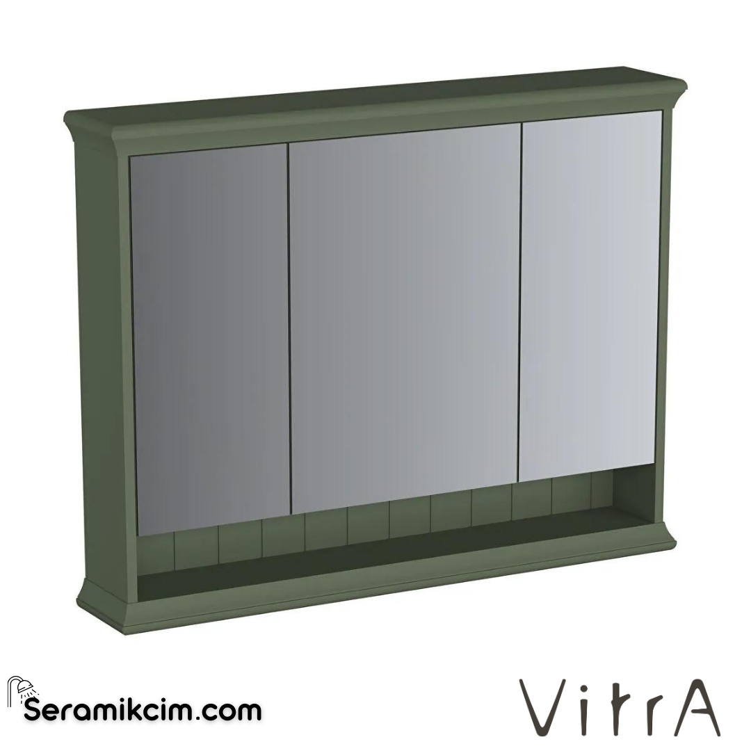 Vitra Valarte Neo Dolaplı Ayna, 100 Cm, Retro Yeşil - 65833