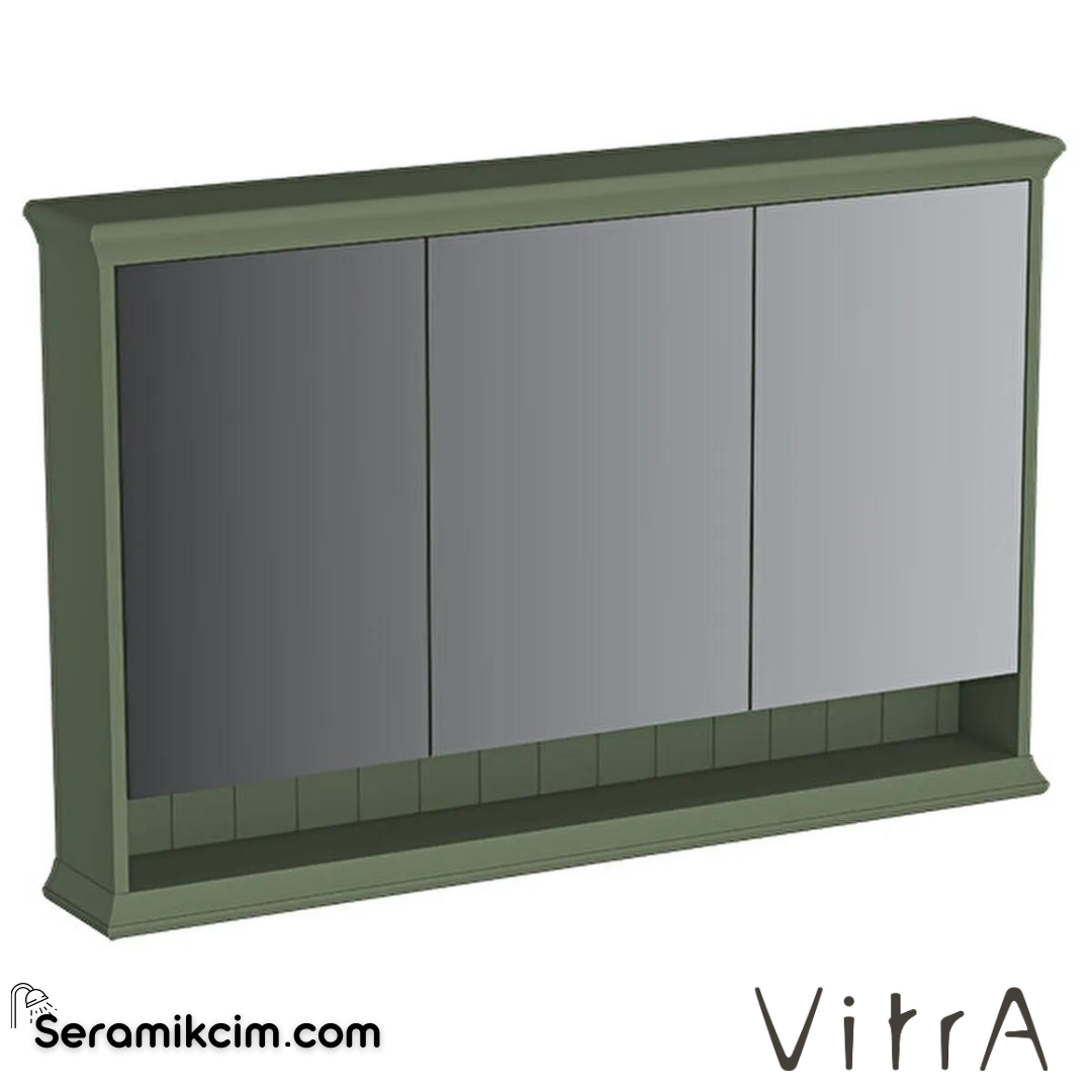 Vitra Valarte Neo Dolaplı Ayna, 120 Cm, Retro Yeşil - 65807