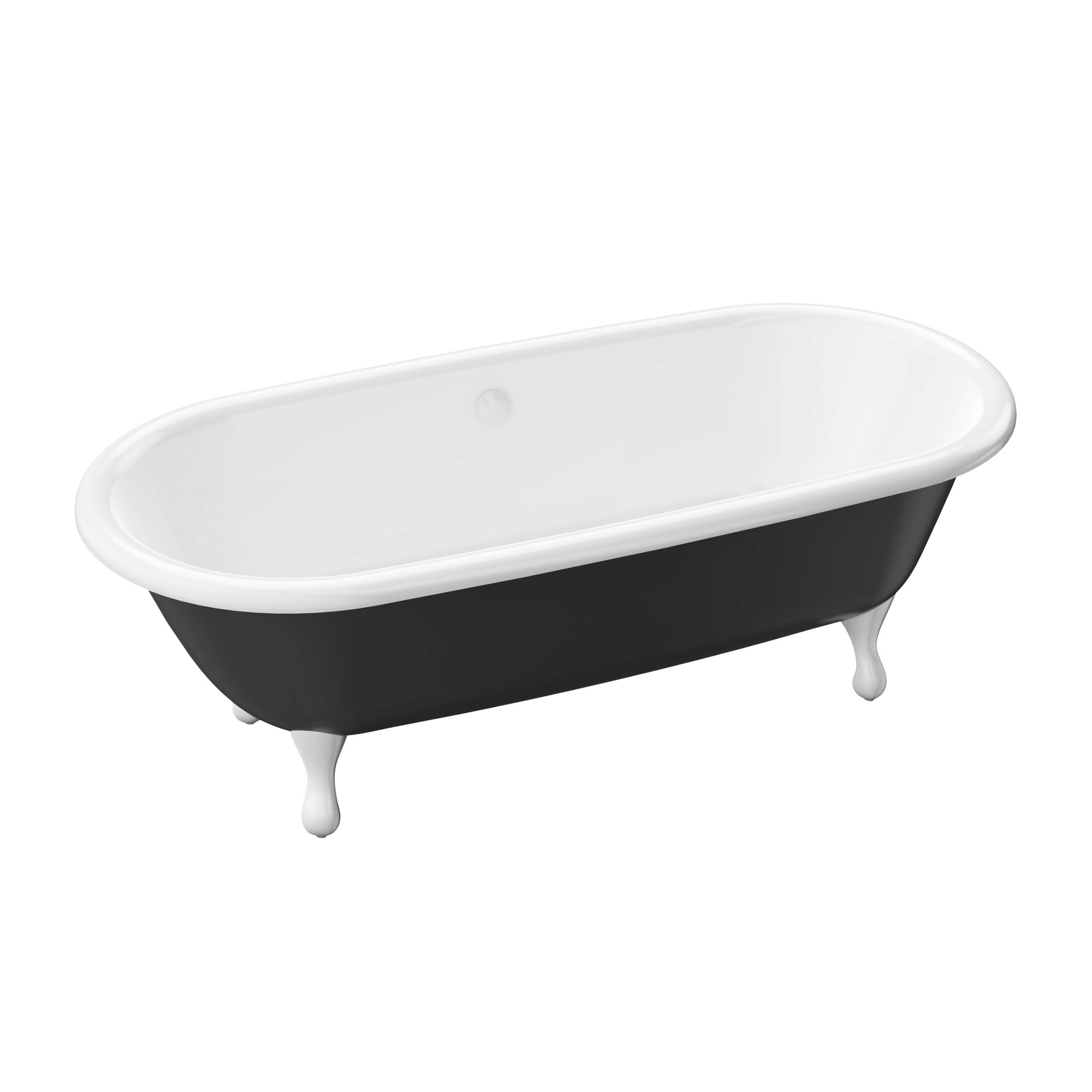 Vitra Yeni Dream 180X85 Sif+Beyazayak Siyah 65680051000