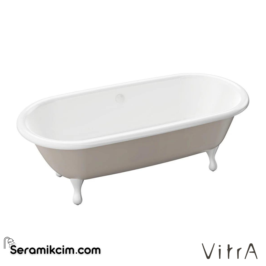 Vitra Yeni Dream 180X85 Sifon + Beyaz Ayak Taupe - 65680050000