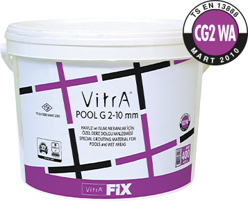 VitrAFix Gri Pool G 2-10 mm CG2 WA 15 kg Derz Dolgu