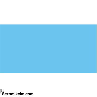 Arch Seramik 12,5x25 Light Blue Flat Glossy