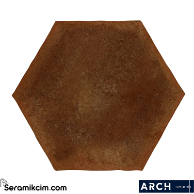 Arch Seramik 15x17,5 cm Antic Hexagon Cotto Glossy
