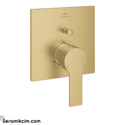 Grohe Allure Ankastre Banyo/Duş Bataryası, Fırçalı Altın 19315GN1