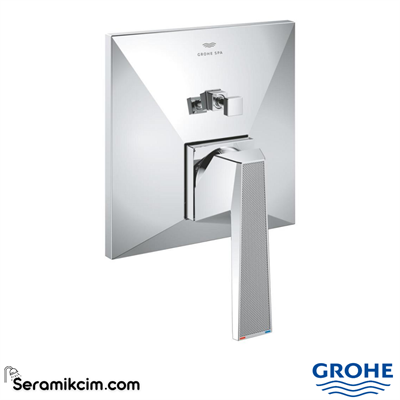 Grohe Allure Brilliant Private Collection Ankastre Banyo ve Duş Bataryası (Sıva Üstü Grubu) Krom 24425000 - 24425000