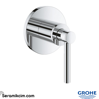 Grohe Atrio Ankastre Stop Valf, Çubuk Volan (Sıva Üstü Grubu) Krom 29397000